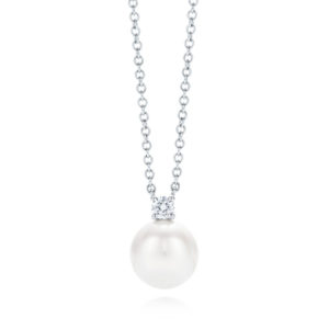 ciondolo diamante e perla