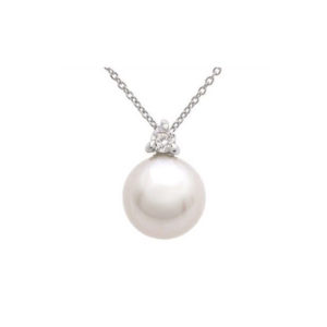 ciondolo diamante e perla