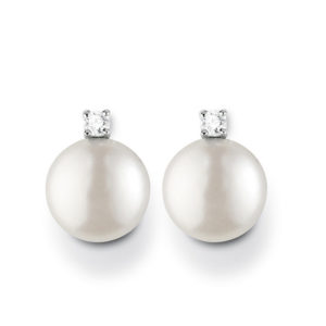 orecchini diamanti e perle